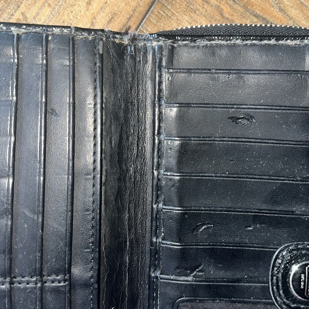 Coach CC Jacquard Trifold Wallet